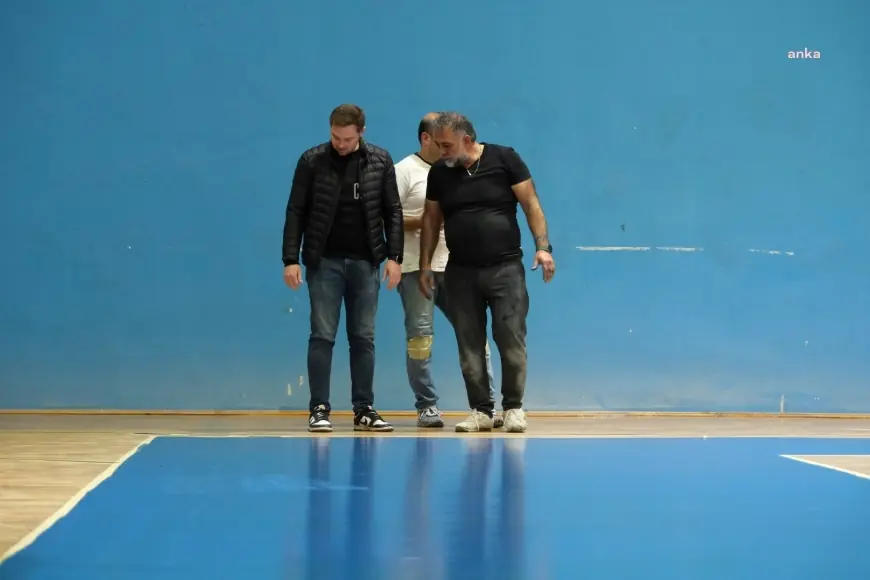Bodrum'da Binnaz Karakaya Spor Salonu'nda bakım onarım çalışmaları tamamlandı