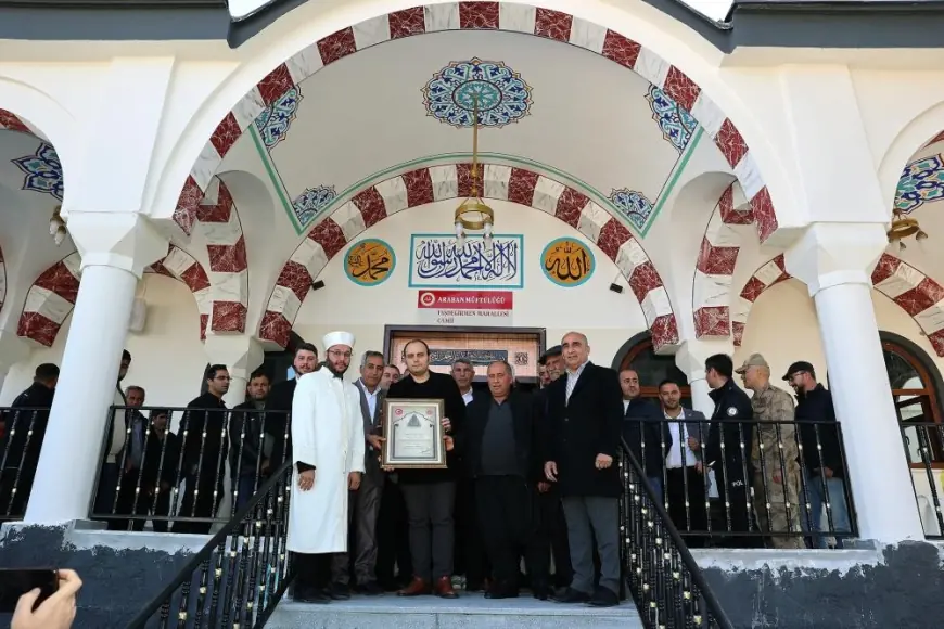 Araban’da 3 yeni cami ibadete açıldı