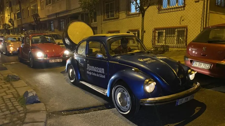 Esenler'in davulcu vosvosları bu Ramazan ayında da sokaklarda