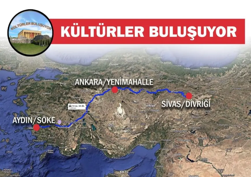 Söke’nin 'Kültürler Buluşuyor' projesi Aydın, Ankara ve Sivas’ı bir araya getirecek