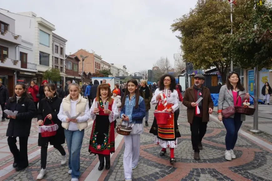 Edirne'de baharın gelişi Marteniçka bileklikleriyle kutlandı