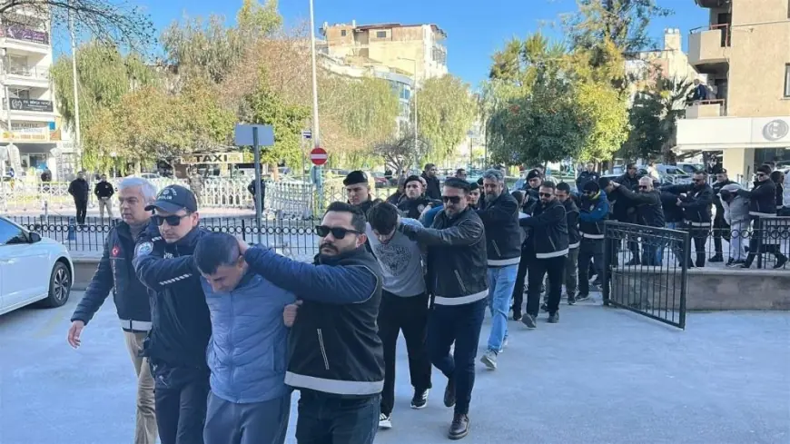 Kuşadası’nda silahlı kavga olayında 14 kişi gözaltına alındı
