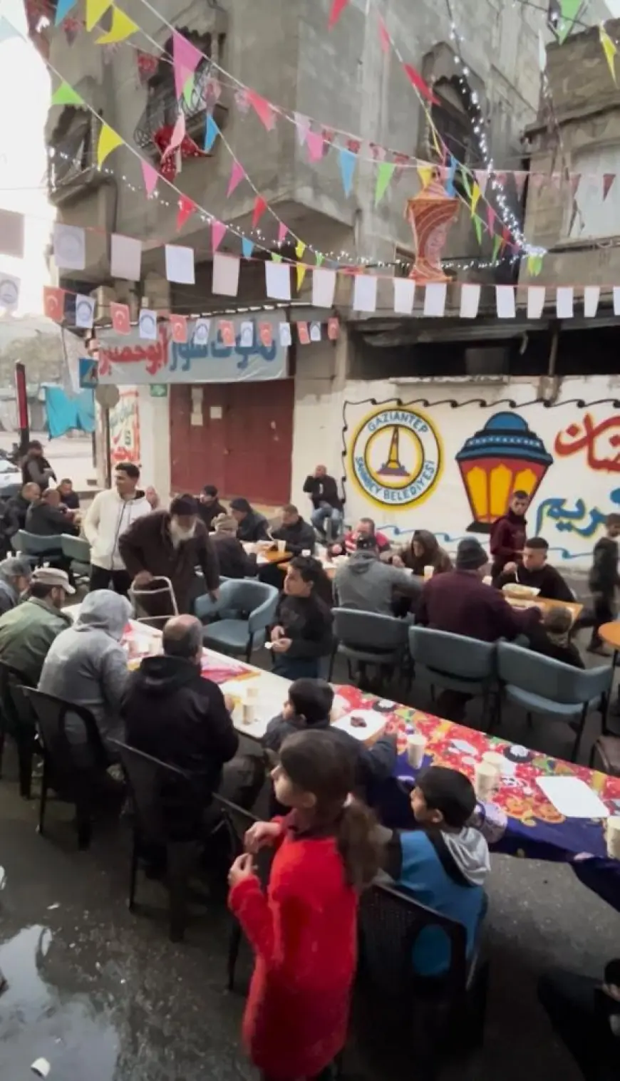 Şahinbey Belediyesi'nden Gazze'de kardeşlik iftarı