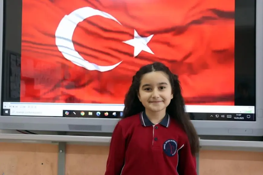 Ela'nın İstiklal Marşı sevgisi Türkiye birinciliği getirdi