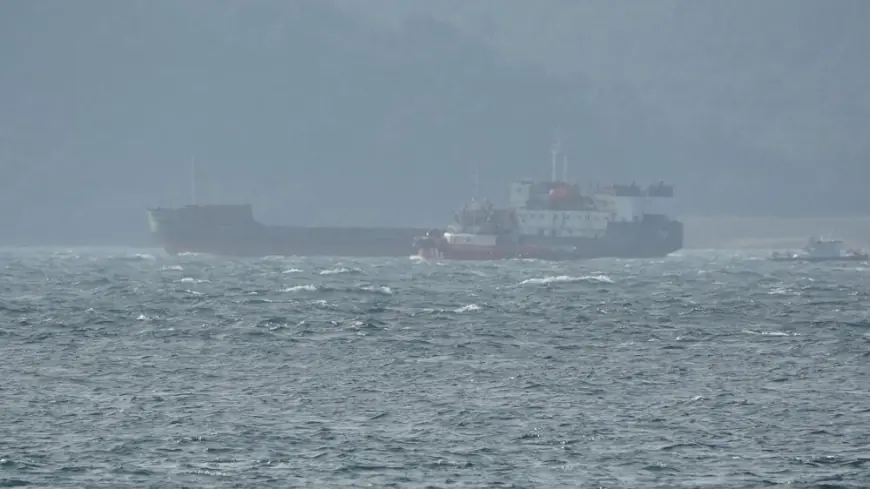 Çanakkale Boğazı'nda genel yük gemisi makine arızası yaptı