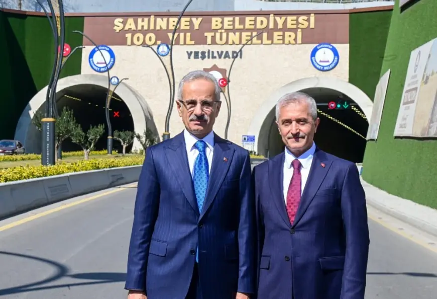 Bakan Uraloğlu’ndan Şahinbey Belediyesi 100. yıl tünelleri'ne tam not