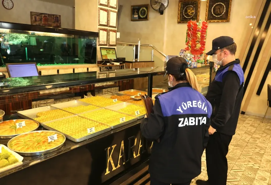 Yüreğir'de zabıta ekipleri bayram öncesi iş yerlerini denetledi