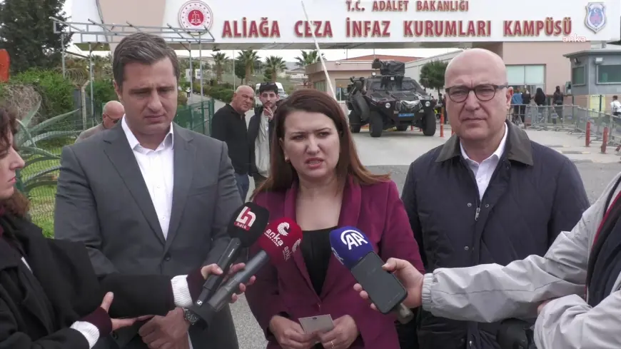 CHP heyeti Şakran Cezaevinde tutuklu gençlerle görüştü... Parti Sözcüsü Yücel: Gençlere yargı terörü ve yargı zorbalığı uygulanıyor