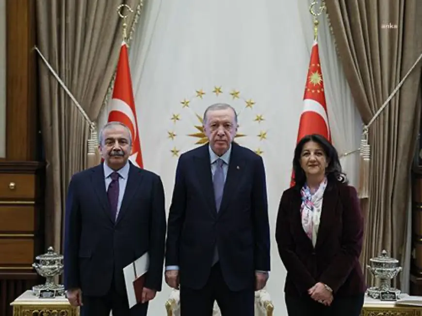 Cumhurbaşkanı Erdoğan'ın DEM Parti Heyeti ile Görüşmesi