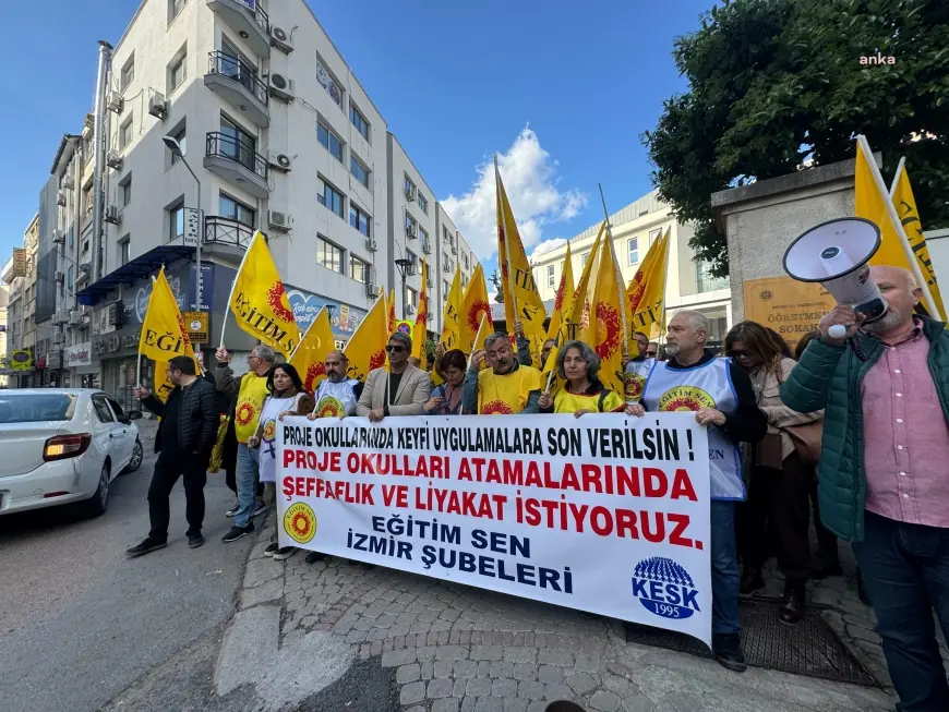 Eğitim Sen İzmir Şubeleri’nden proje okulu atamalarına tepki