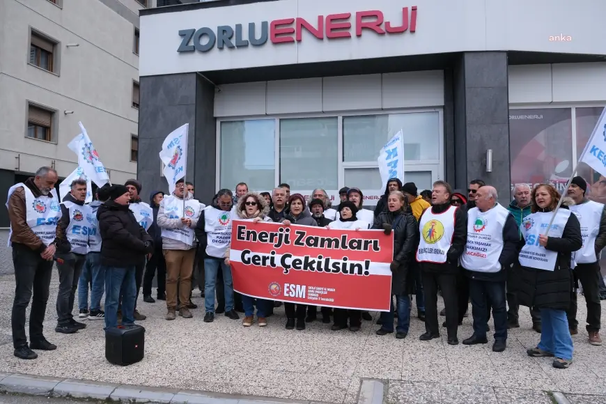 Yüzde 25 elektrik zammı Eskişehir’de protesto edildi: "Zammı bir an önce geri çekin"