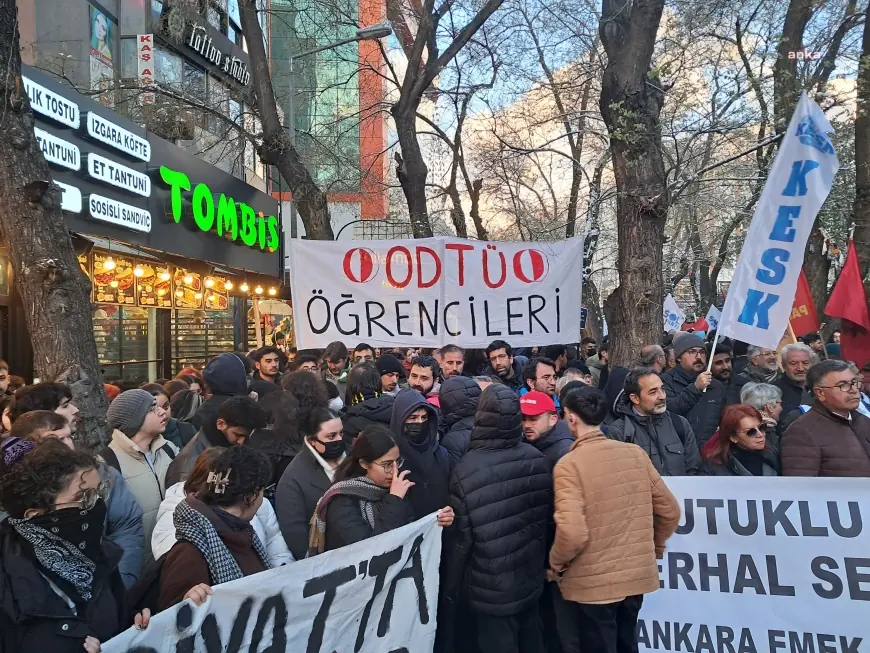 Ankara Emek ve Demokrasi Güçleri ve üniversite öğrencilerden çağrı: Tutuklu öğrencileri, gençleri derhal serbest bırakın