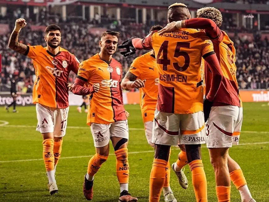 Galatasaray deplasmanda Samsunspor’u 2-0 mağlup etti