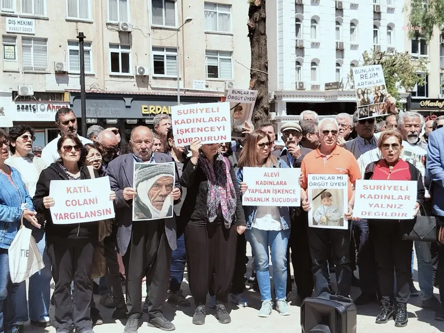 Mersin'de Suriye'deki Katliamlara Karşı Dayanışma İnisiyatifi: "Suriye'de Alevi katliamını durdurun"