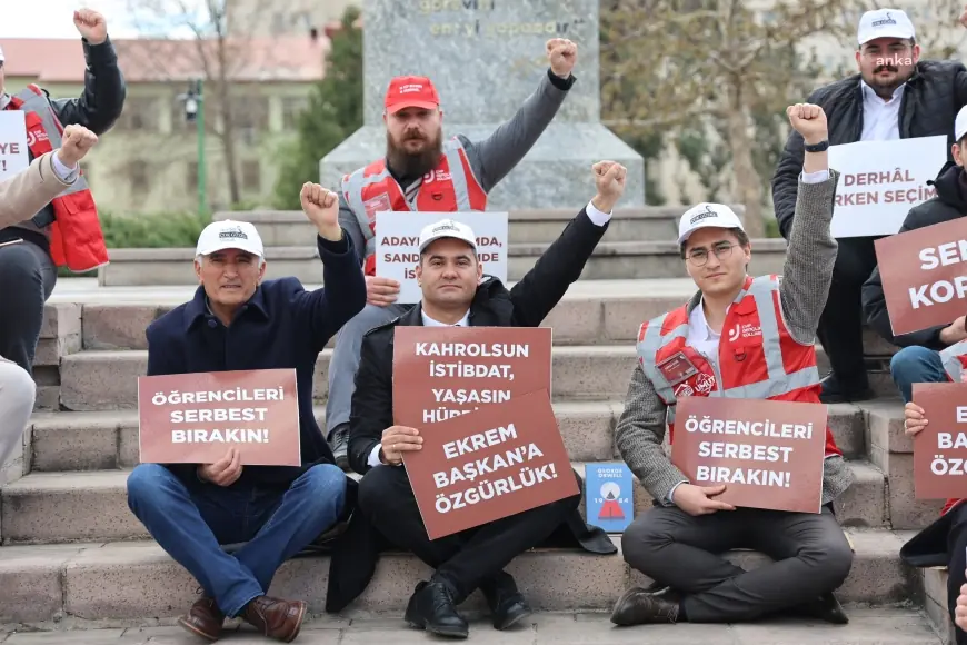 CHP Kırıkkale İl Başkanlığı’ndan Ekrem İmamoğlu İçin oturma eylemi