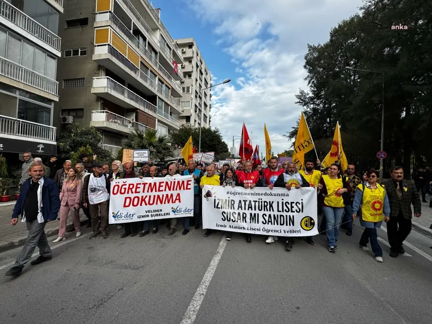 İzmir Atatürk Lisesi’nde 50 öğretmenin kadro dışı bırakılmasına tepki: Laik ve bilimsel eğitimin yanındayız