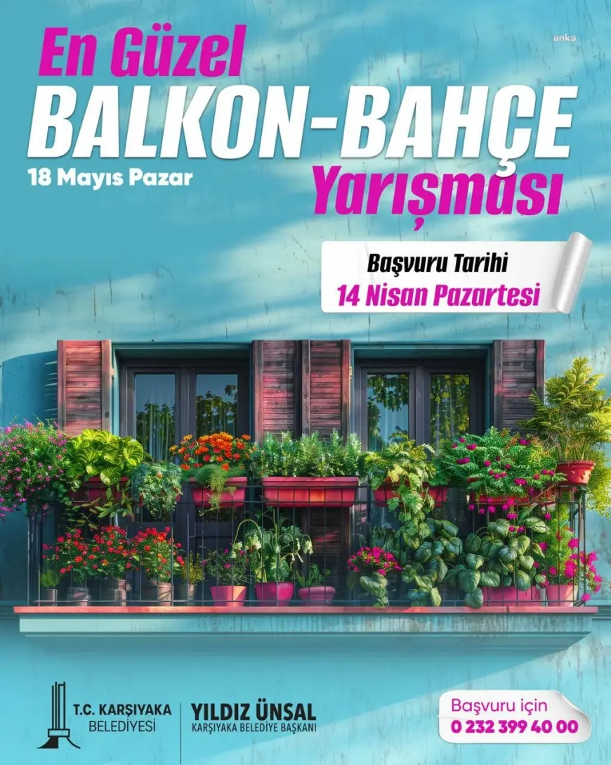 Karşıyaka’nın ''en güzel balkon ve bahçeleri'' seçiliyor