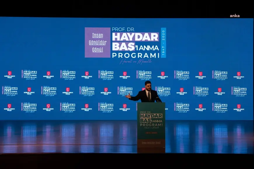 BTP Genel Başkanı Baş, partisinin Genel Başkanı Haydar Baş'ı anma programında konuştu: "Allah bize de onun gibi Atatürk'e bağlılık nasip etsin"