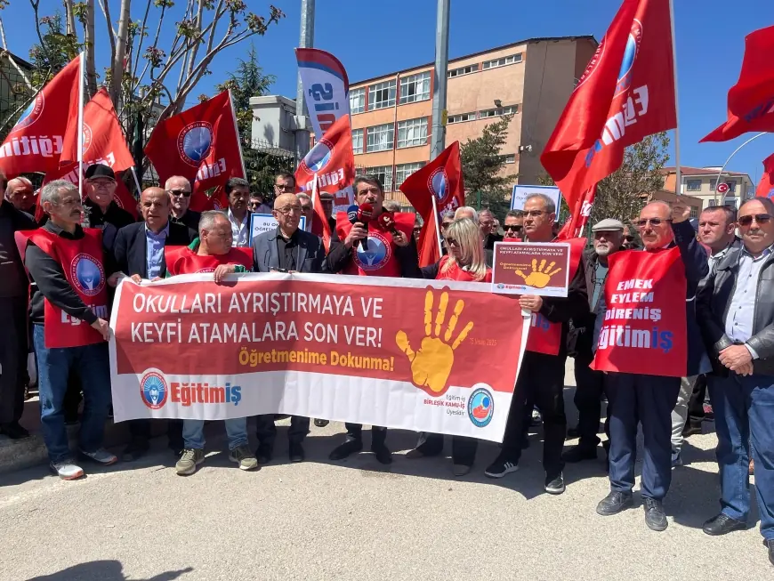 Eğitim-İş Sendikası Karabük Şubesi'nden öğretmen atamalarına tepki
