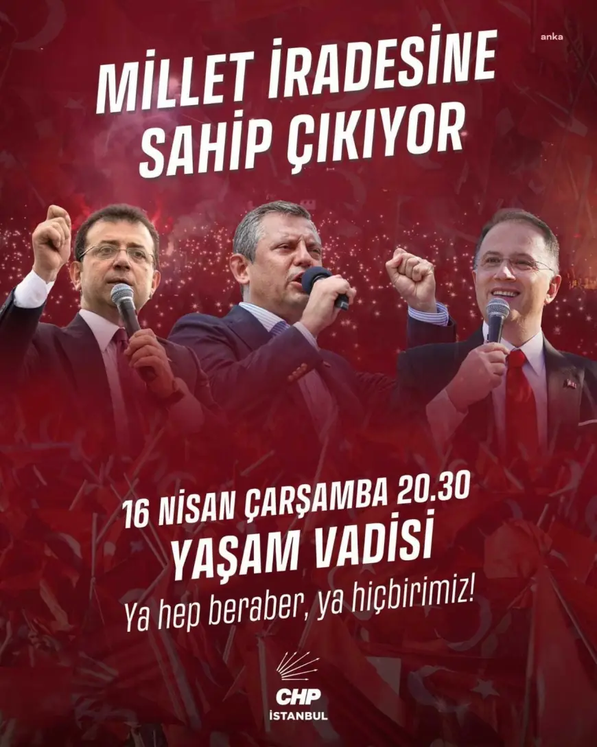 Ekrem İmamoğlu'ndan Beylikdüzü'nde Düzenlenecek Mitinge Davet Çağrısı
