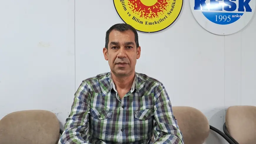 Eğitim- Sen Hatay Şube Başkan Özgür Tıraş: "Proje okulları atamaları siyasi sadakat kriteriyle yapılıyor"