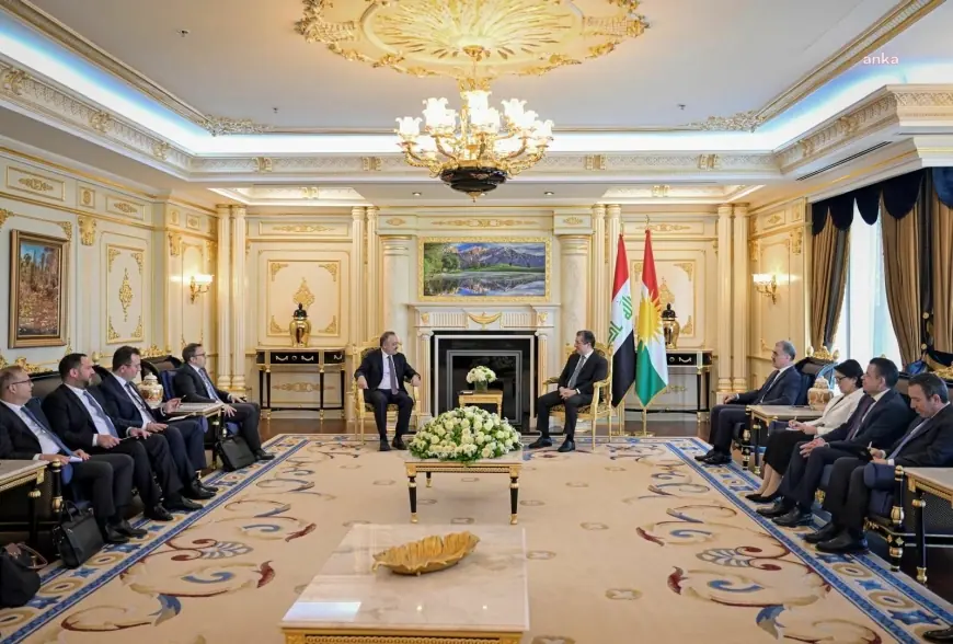 Dışişleri Bakan Yardımcısı Nuh Yılmaz, IKBY Başbakanı Mesrur Barzani ile Görüştü