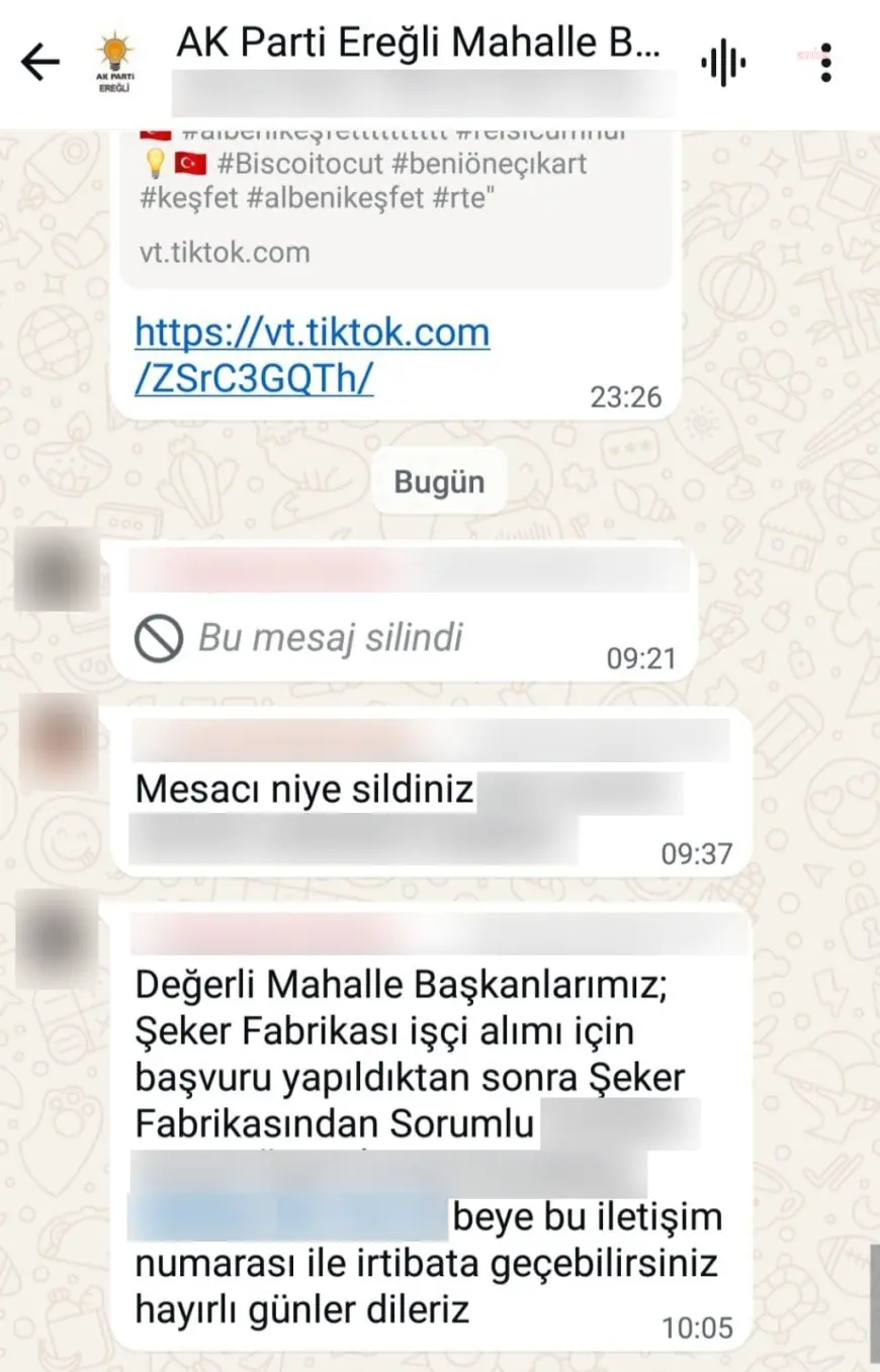Konya Ereğli Şeker Fabrikası'nda işçi alımında torpil iddiası... CHP İlçe Başkanı Türktaş: "Bu aleni torpil düzenini kabul etmiyoruz"