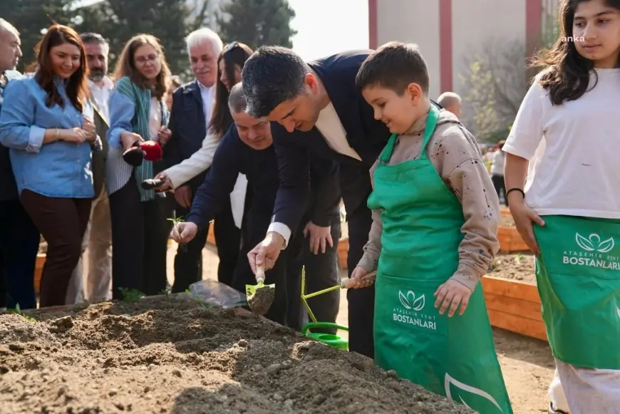 Ataşehir Belediyesi "Kent Bostanı"nın ikincisini açtı... Başkan Adıgüzel: “Umutlarımız, şu bostandaki gibi yeşersin, meyvelere dönüşsün”