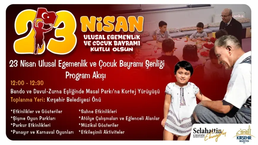 Kırşehir Belediye Başkanı Ekicioğlu: "23 Nisan'ı, gelecek güzel günlere olan umudumuzu yitirmeden kutlamanın gururunu yaşayacağız"