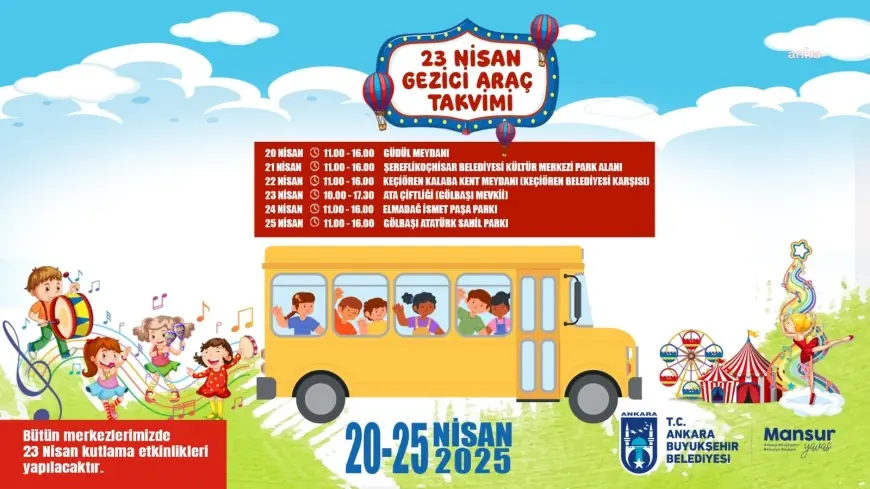 Ankara 23 Nisan kutlamalarına hazırlanıyor