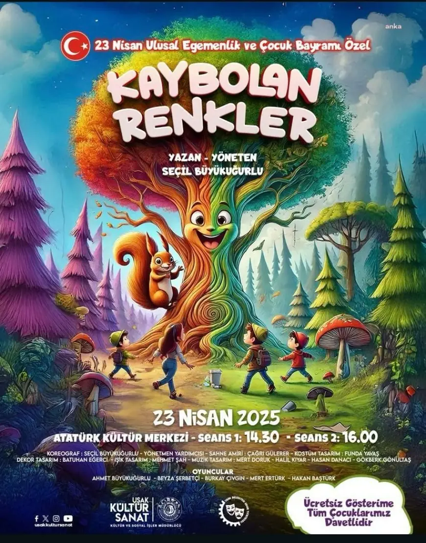 Uşak Belediyesi'nden 23 Nisan’a özel renkli etkinlikler