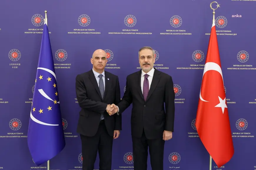 Dışişleri Bakanı Fidan, Avrupa Konseyi Genel Sekreteri Berset ile bir araya geldi