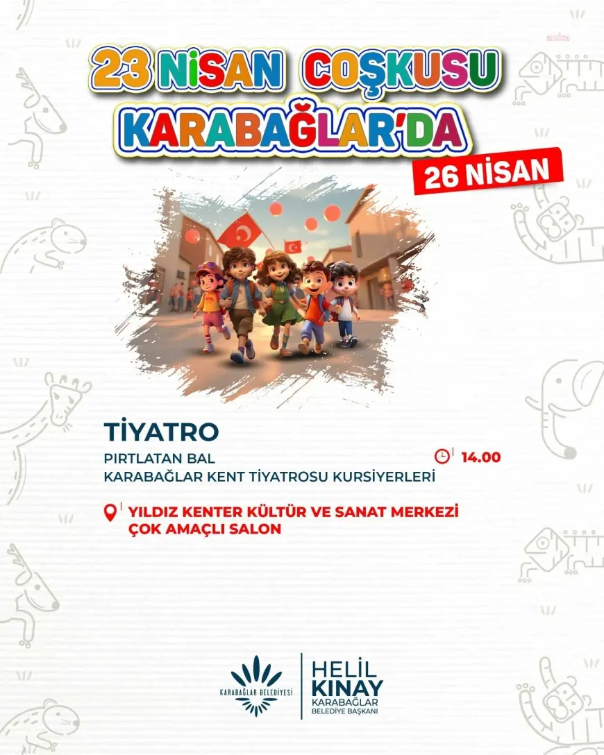 Karabağlar’da 23 Nisan coşkusu başladı