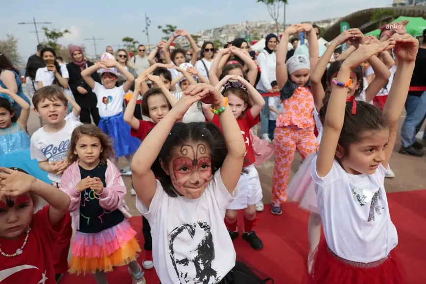 Konak’ta çocuklar 23 Nisan coşkusunu doyasıya yaşadı