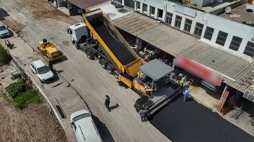 Bodrum Belediyesi asfalt çalışmalarına devam ediyor