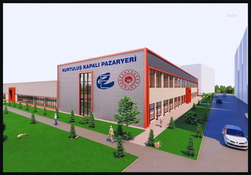 Eskişehir Büyükşehir Belediyesinden Kurtuluş Mahallesine yeni pazar yeri