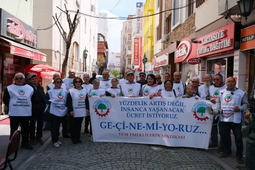 Emekliler Eskişehir’den iktidara seslendi: “Ya taleplerimizi duyun ya da sandığı getirin”