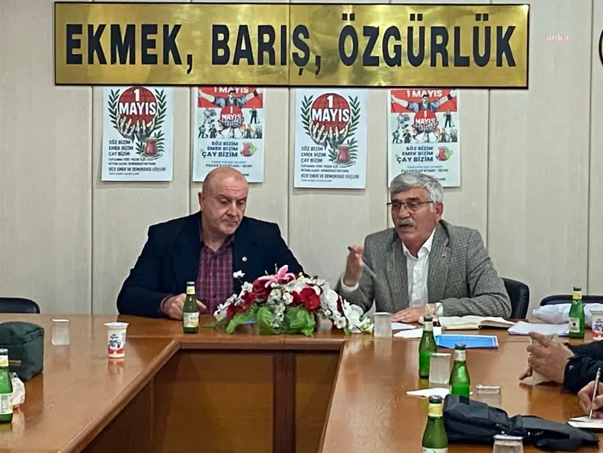 Rize’de Emek ve Demokrasi Güçleri'nden 1 Mayıs çağırısı: Yoksulluğa, sömürüye, baskılara karşı insanca bir yaşam için haydi alanlara