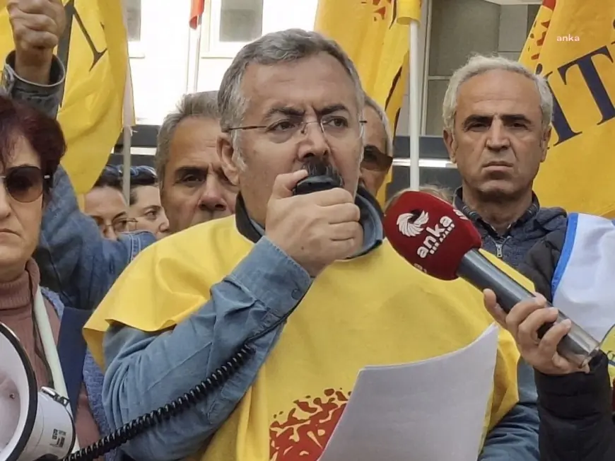 Eğitim Sen İzmir 5 No’lu Şube Başkanı Savaş Candemir gözaltına alındı