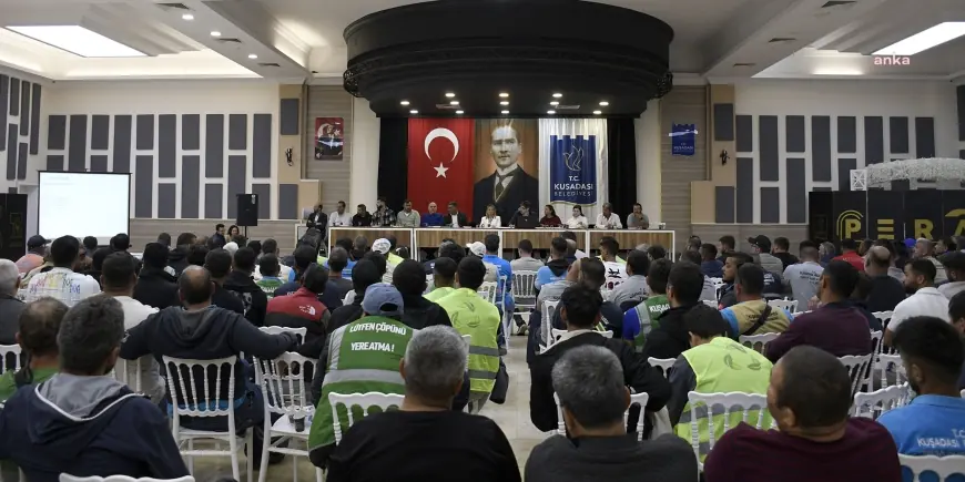 Kuşadası Belediyesi Temizlik İşleri Müdürlüğü’nden yaz sezonu öncesi değerlendirme toplantısı