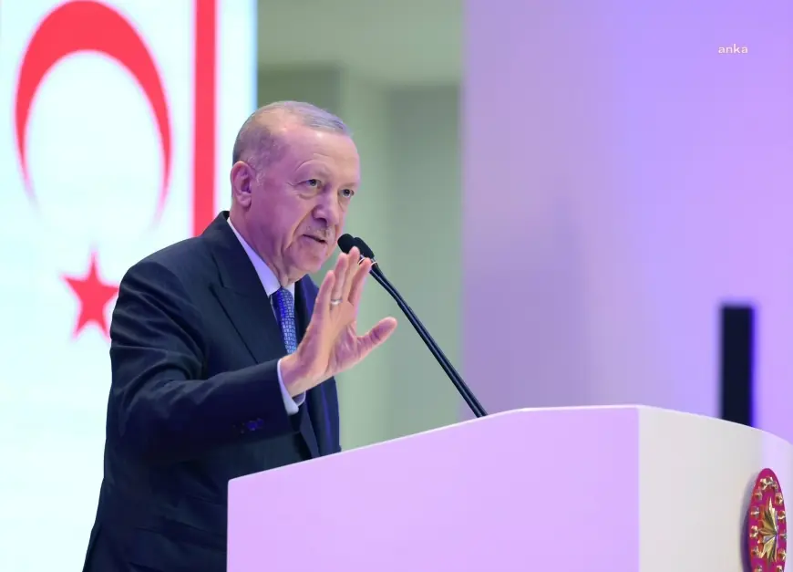 Cumhurbaşkanı Erdoğan KKTC’de: ''Adlarımız farklı olsa da söz konusu Kıbrıs davası olunca soyadımız Kuzey Kıbrıs Türk Cumhuriyeti'dir''