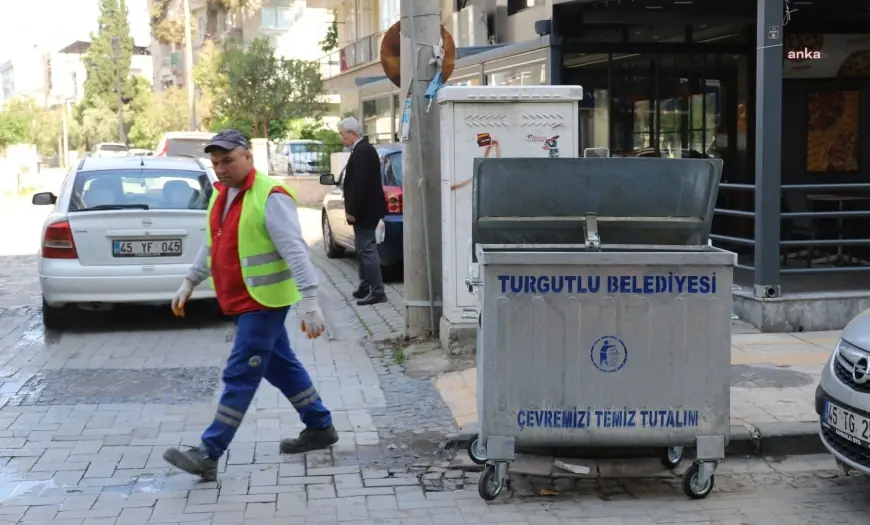 Turgutlu Belediyesi'nden ilçe genelinde bahar temizliği