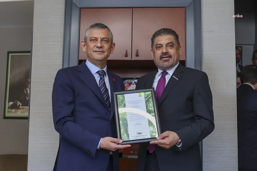 Özgür Özel, TÜRKONFED'i ziyaret etti: Ülkenin çıkışı hukukun üstünlüğünde, siyaset kurumunun iş insanlarına en iyi şartlarda çalışabilecekleri şekilde huzur vermesindedir
