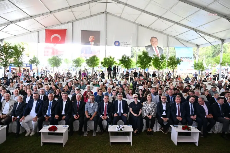 4. FoodFest Antalya Uluslararası Gastronomi Festivali başladı