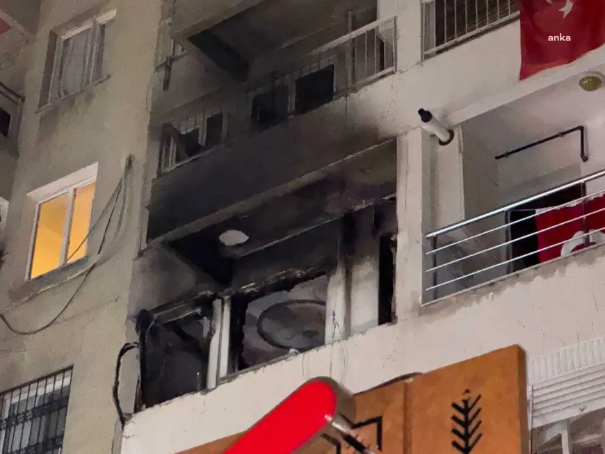 İzmir Bornova'da bir apartman dairesinde meydana gelen patlamada 4 kişi yaralandı