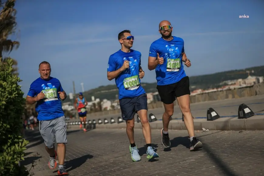 Salomon Çeşme Maratonu sona erdi... Maratona 2 bin 606 sporcu katıldı