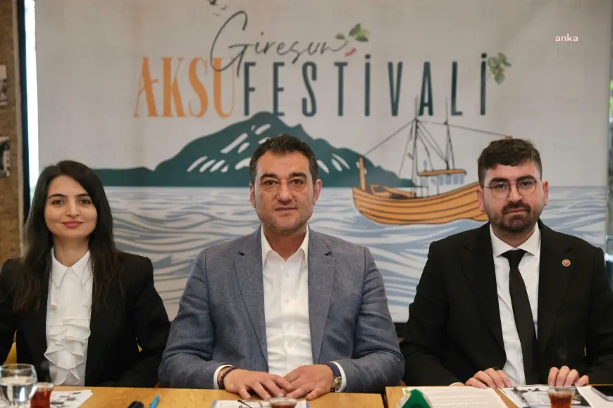 Giresun Belediye Başkanı Köse, "Uluslararası Giresun Aksu Festivali" öncesi basın toplantısı düzenledi