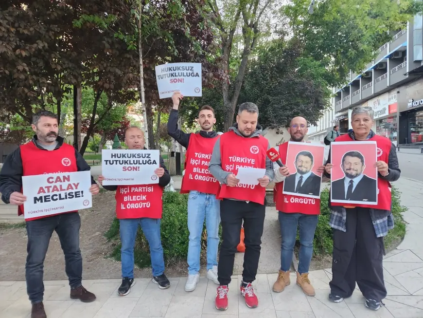 TİP Bilecik İl Başkanı Biçen: Siyasi tutsak edilen herkes derhal serbest bırakılmalıdır